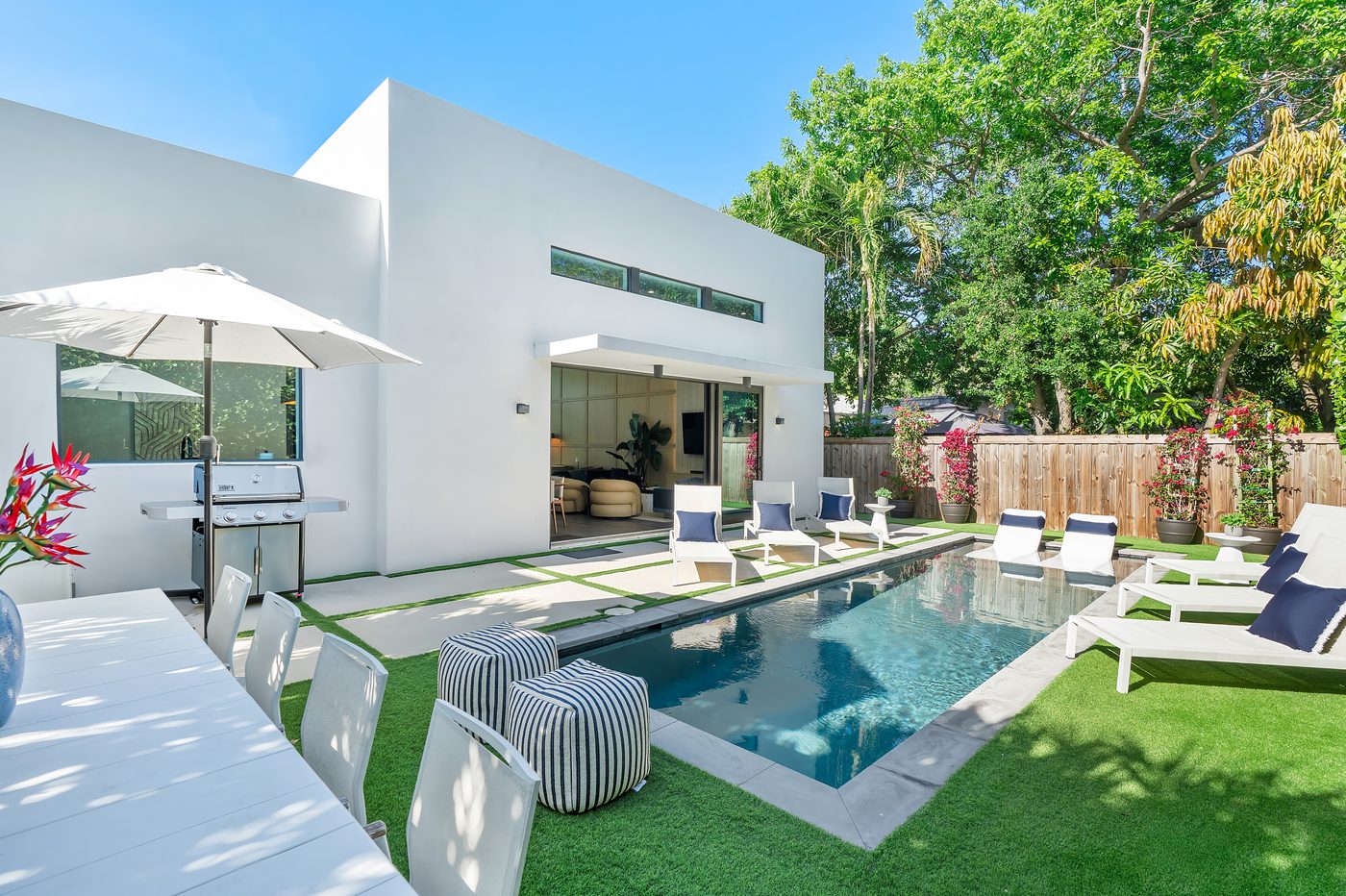 Design District Home — Vacation Rental  ·  Design District, Miami — interior design by Naomi Satya Interiors