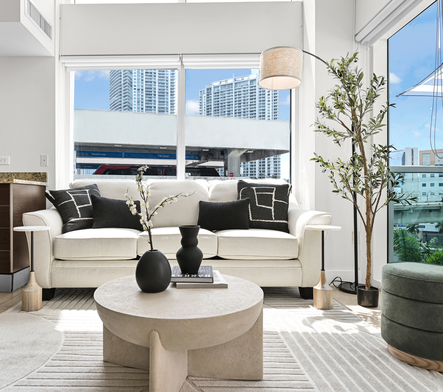 Brickell Loft living room